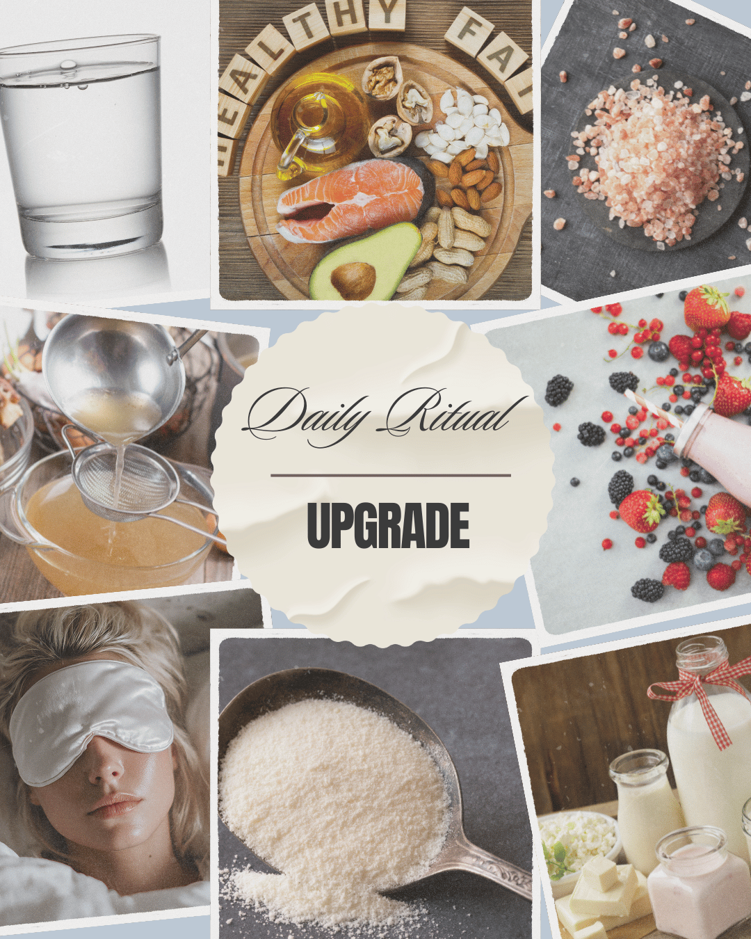 sleep, hydration, real salt, smoothie, and midlife biohacks for over 40 women