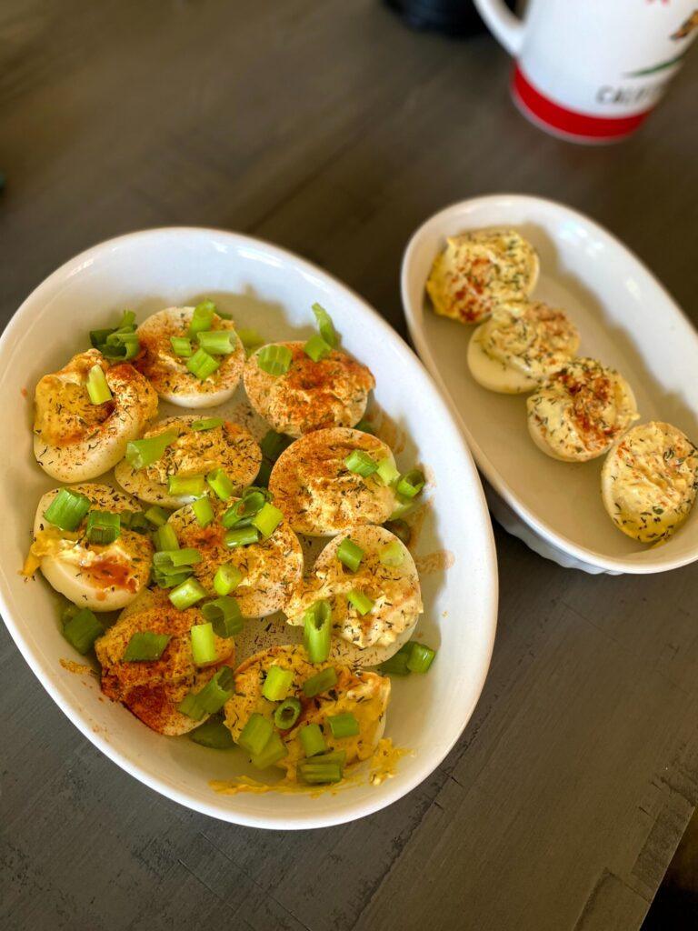 deviled eggs