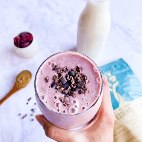 healthy eating kefir smoothie