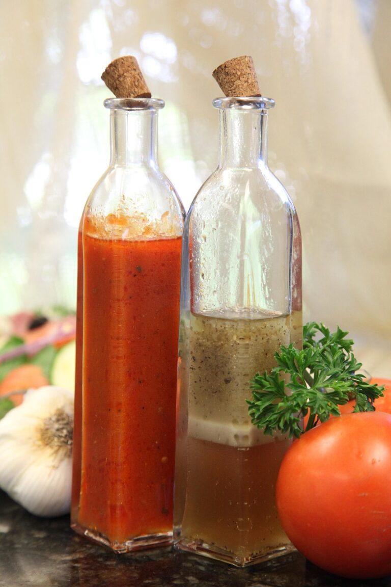 food, dressing, salad